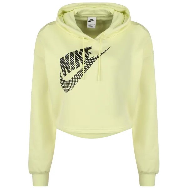 Толстовка Nike Kapuzenpullover Fleece Crop Dance, зеленый