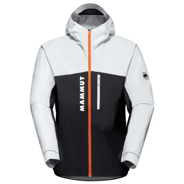 Дождевик Mammut Aenergy Trailrunning Hardshell Hooded, цвет Black/White