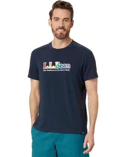 Футболка L.L.Bean Everyday SunSmart, цвет LLBean Rainbow Logo