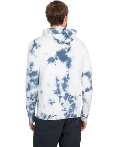 Худи Outerknown Slippery When Wet Tie-Dye Hoodie, цвет Federal Blue