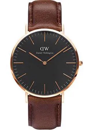 Fashion наручные  мужские часы Daniel Wellington DW00100125. Коллекция Classic Black Bristol