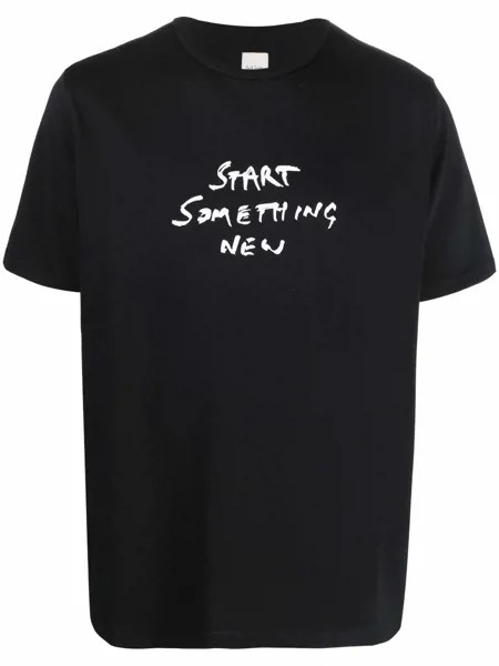 PAUL SMITH футболка Start Something New из органического хлопка