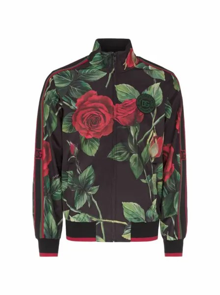 Бомбер с цветочным принтом Dolce&Gabbana