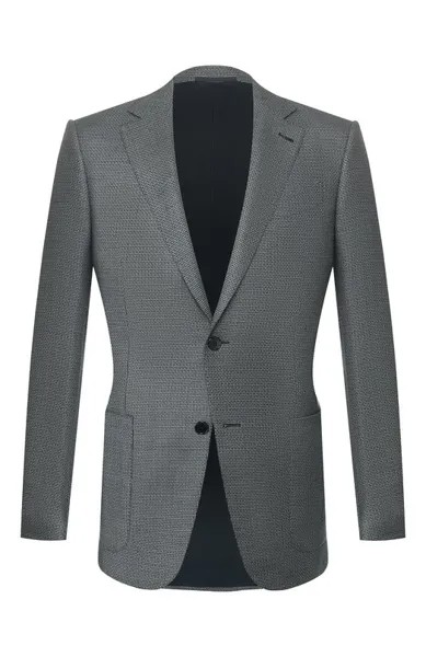 Пиджак из смеси шелка и шерсти Zegna