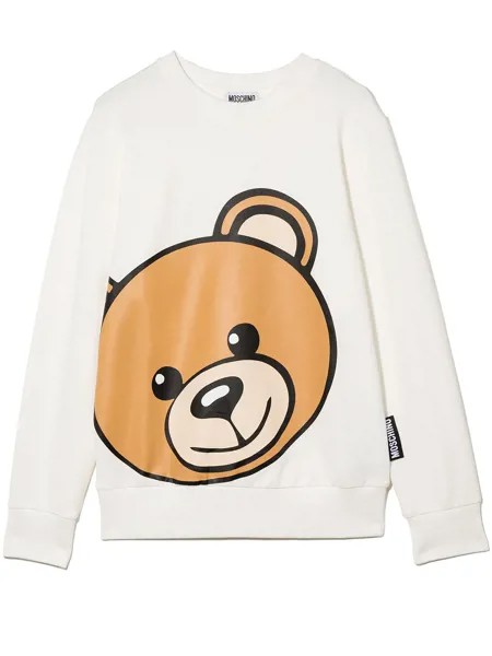 Moschino Kids толстовка Teddy с круглым вырезом