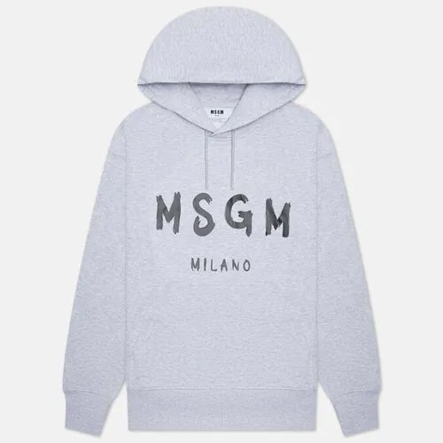 Толстовка MSGM, силуэт прямой, размер S, серый