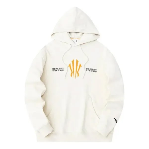 Толстовка ANTA Kyrie Irving Collection Hoodie 'White', белый