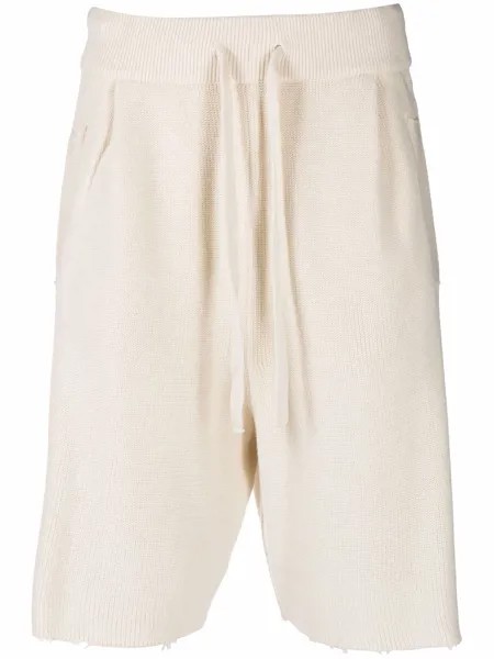 Laneus drawstring-waist shorts