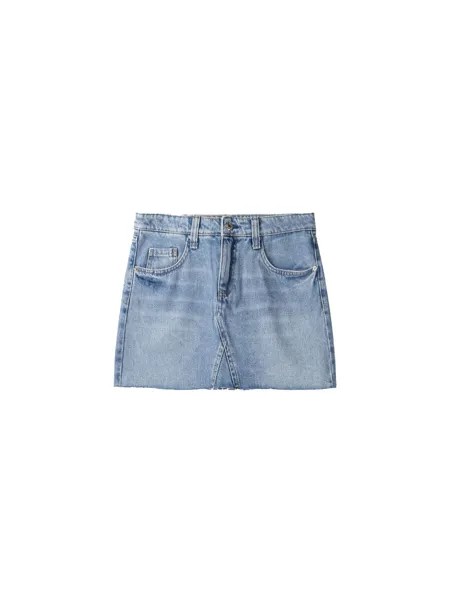 Юбка Bershka, синий джинсовый