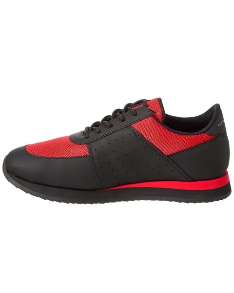 Кроссовки Giuseppe Zanotti Jimy из кожи и сетки, черный