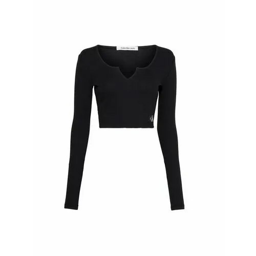 Лонгслив Calvin Klein Jeans, размер S [producenta.mirakl], черный