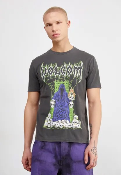 Футболка с принтом STONE LORD Volcom, цвет black