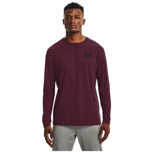 Лонгслив Under Armour Sportstyle Left Chest Ls Фиолетовый 3Xl 1329585-601