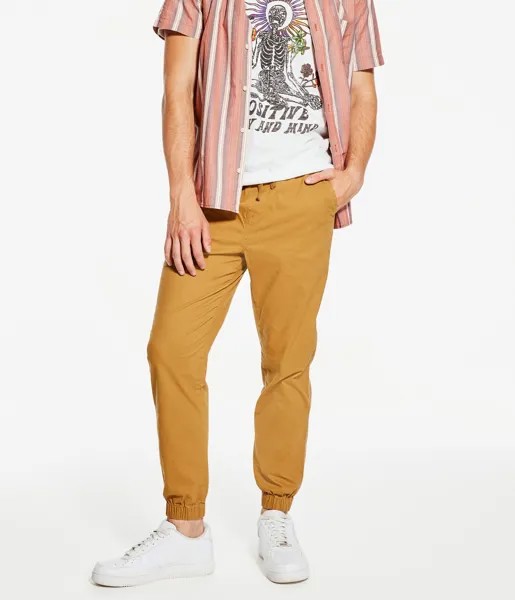 Мужские джоггеры Aeropostale из эластичного твила, цвет Sandlewood