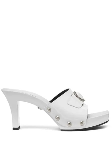 Versace мюли с декором Medusa, белый