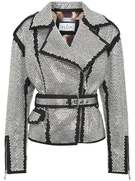 Philipp Plein куртка с кристаллами, черный