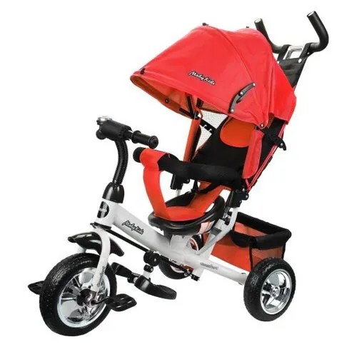 Трехколесный велосипед Moby Kids Comfort 10x8 EVA красный