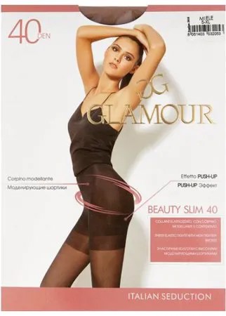 Колготки Glamour Beauty Slim 40 den, размер 5-XL, miele (бежевый)