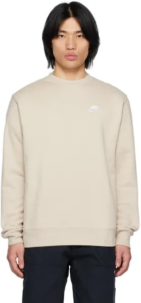 Бежевый свитшот Sportswear Club Nike