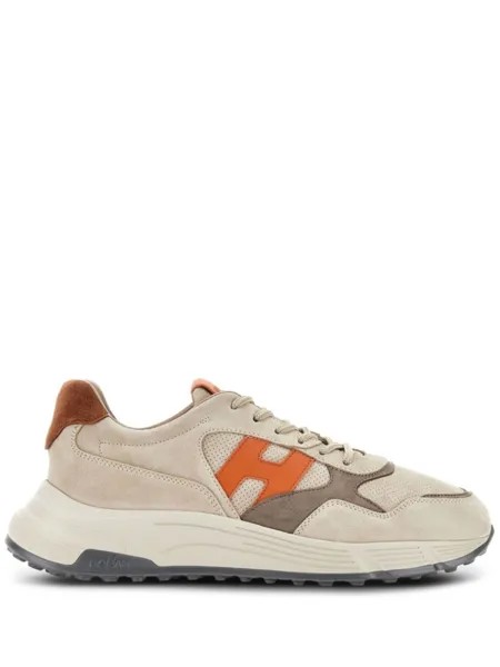 Кроссовки Hogan Hyperlight With Inserts, бежевый/оранжевый