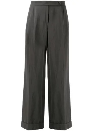 LANVIN Pre-Owned брюки широкого кроя 2006-го года