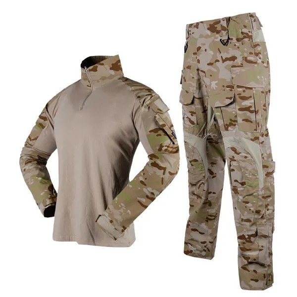 Камуфляжная охотничья одежда для лесных пейзажей, военная униформа, тактический боевой костюм G3, снайперская рубашка для страйкбола + брюки, камуфляж