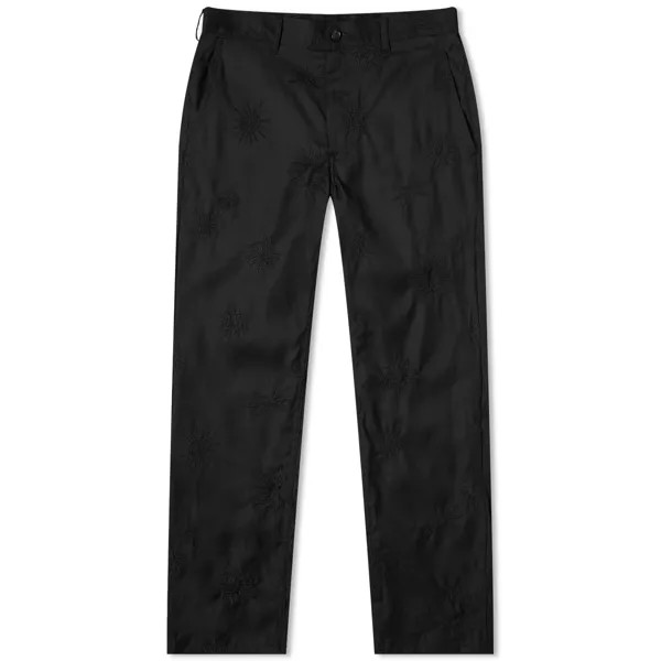 Брюки Comme Des Garçons Black X Filip Pagowski Embroidered, черный