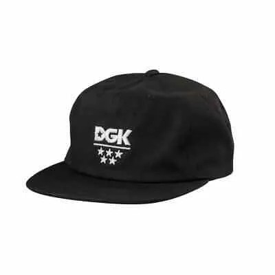 DGK Dirty Ghetto Kids All Star Stapback Hat (черный) Неструктурированная кепка