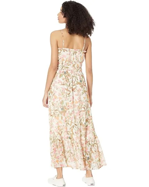 Платье Lost + Wander Wildflowers Maxi Dress, цвет Neutral Pink Floral
