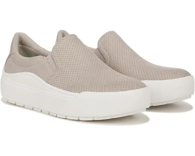 Кроссовки Dr. Scholl's Time Off Slip On Sneaker, цвет Oyster Microfiber