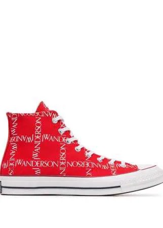 JW Anderson кеды с логотипом из коллаборации с Converse