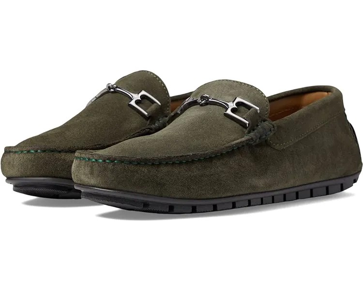 Лоферы Bruno Magli Xander, цвет Military Green Suede