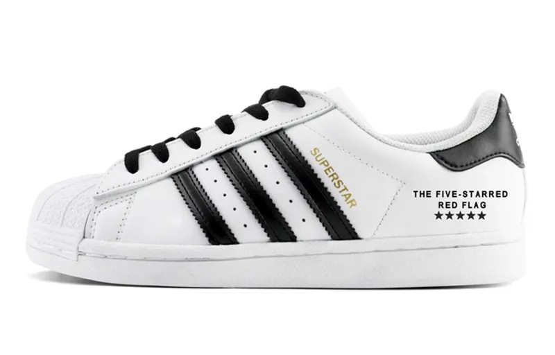 Кроссовки adidas originals Superstar Skateboarding Shoes Unisex Low-top Black/white, черный/белый