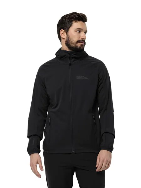 Куртка Jack Wolfskin Softshelljacke Feldberg, черный