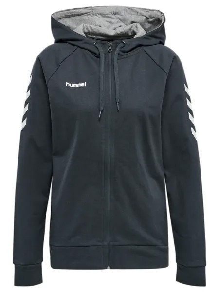 Толстовка Hummel Baumwoll Hoodie Hmlgo Cotton Zip Hoodie Woman, цвет INDIA INK