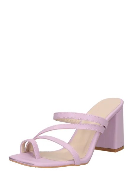 Сандалии Trendyol T-Bar Sandals Slippers, пастельно-фиолетовый
