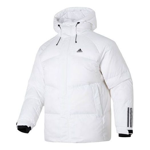 Куртка dy гусиный пуховик Adidas, белый