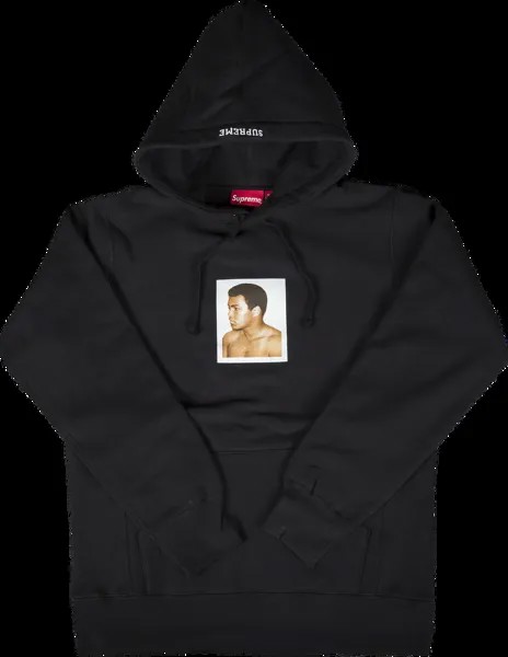 Толстовка Supreme Ali x Warhol Hooded Sweatshirt 'Black', черный