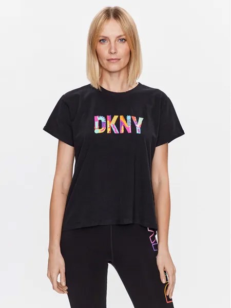 Футболка классического кроя Dkny Sport, черный