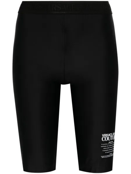 Versace Jeans Couture облегающие шорты Warranty, черный