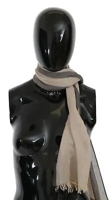 Шарф CNC COSTUME NATIONAL Бежевый женский хлопковый платок 38 x 160 см Рекомендуемая розничная цена 150 долларов США