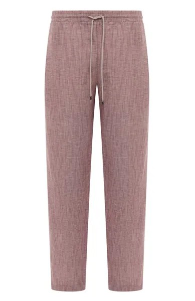 Брюки изо льна и хлопка Zimmerli