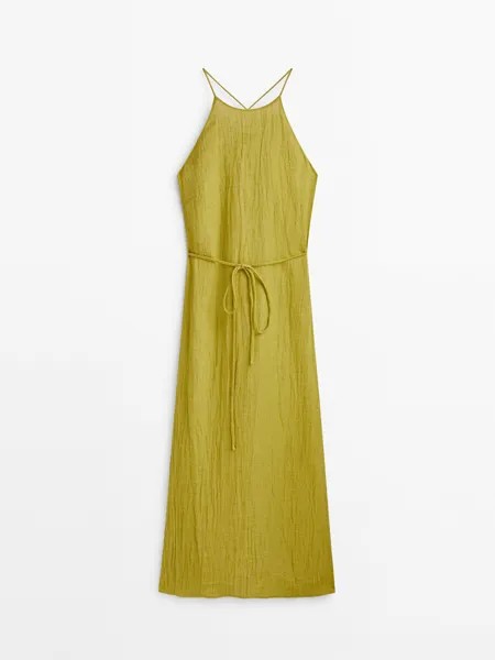 Сарафан женский Massimo Dutti 661710050 зеленый XS (доставка из-за рубежа)