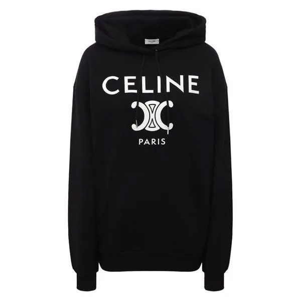 Худи из хлопка и кашемира Celine