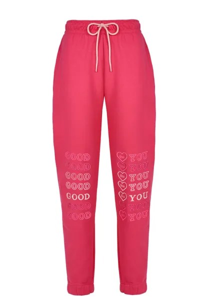 Спортивные брюки женские IRENEISGOOD 131160 розовые XS