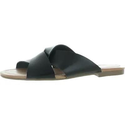 Sugar Womens Olena Faux Leather Slip On Comfort Flat Sandals Shoes BHFO 8224