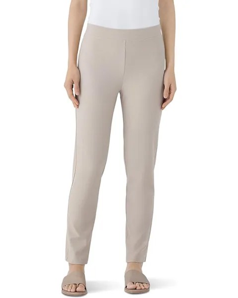 Брюки Eileen Fisher Petite Slim Ankle, цвет Steel