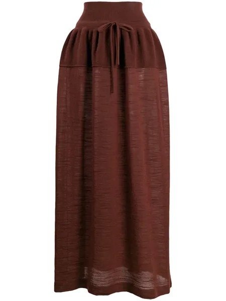 Lemaire трикотажная длинная юбка