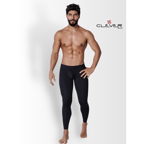Термобелье низ CLEVER Moda, размер L, черный