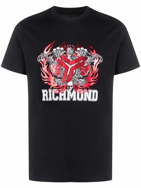 John Richmond футболка с логотипом